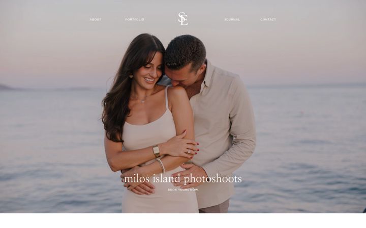 Screenshot of milosislandphotographer.com