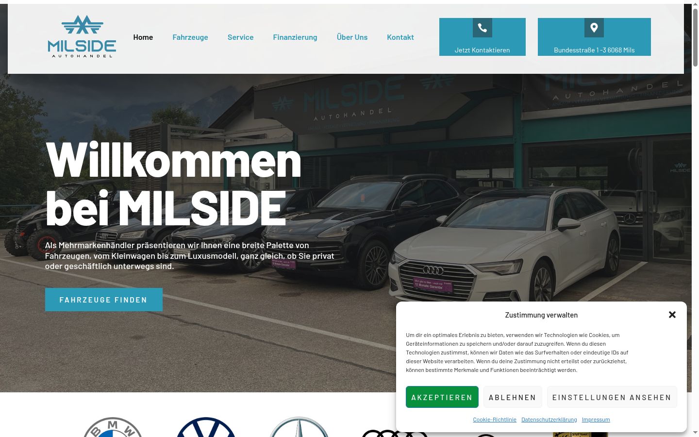 Sutikimo reklamjuostės, rodytos prieš bet kokią sąveiką, ekrano kopija