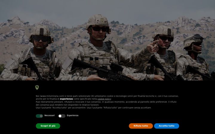 Screenshot of milsimitalia.com