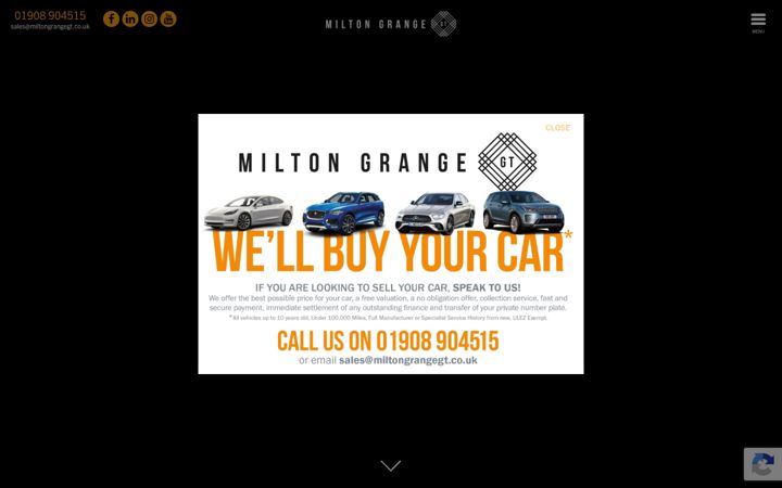 Screenshot of miltongrangegt.co.uk