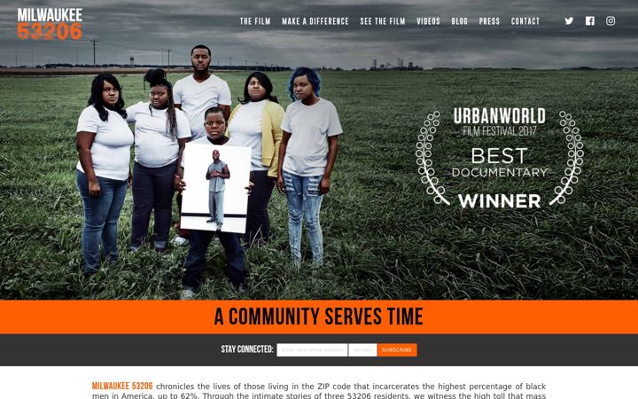 Screenshot of milwaukee53206.com