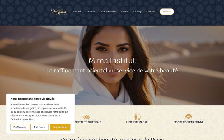 Screenshot of mima-institut.com