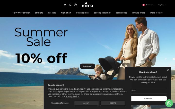 Screenshot of mimakids.com
