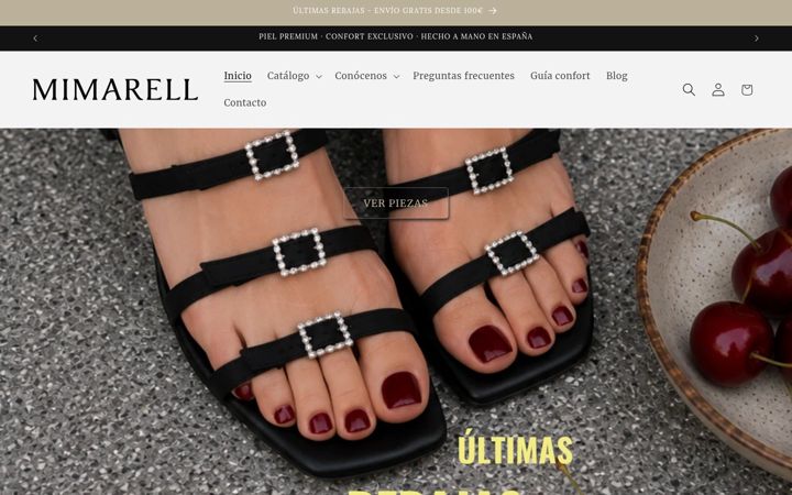 Screenshot of mimarell.com