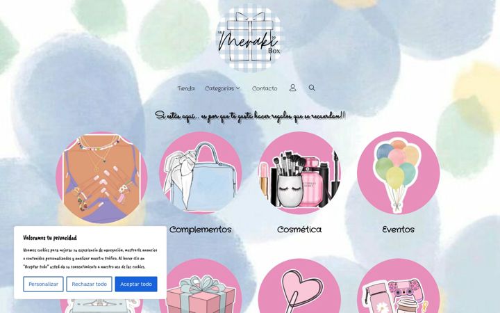 Screenshot of mimerakibox.com