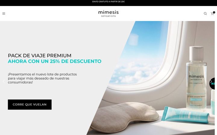 Screenshot ta' mimesissensations.com