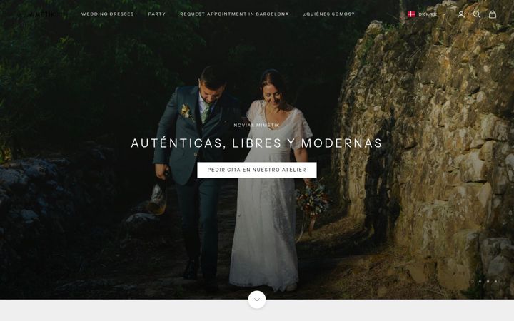 Screenshot of mimetikbcn.com