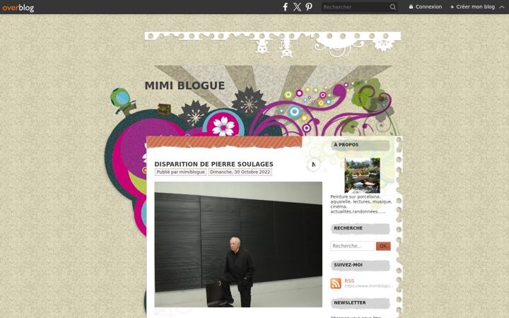 Screenshot of mimiblogue.com