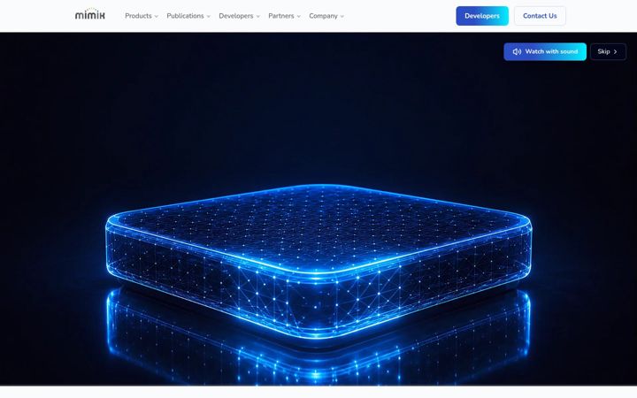 Screenshot of mimik.com