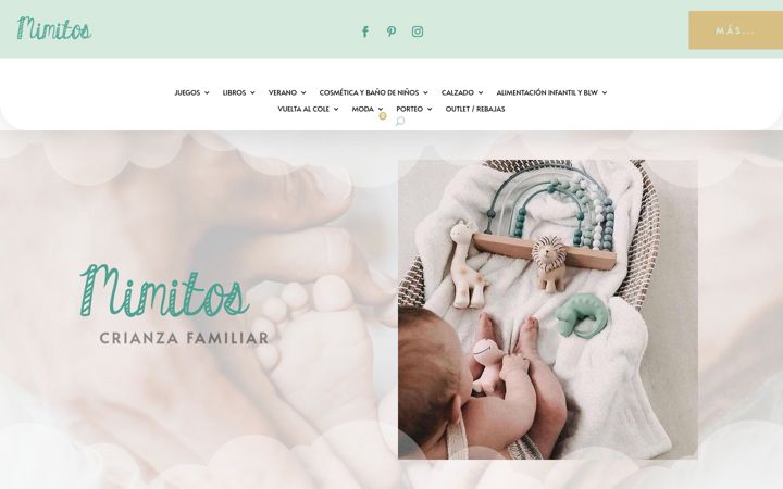 Screenshot of mimitoscrianza.com