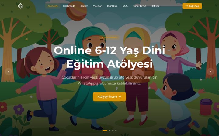 Screenshot of mimmektebi.com