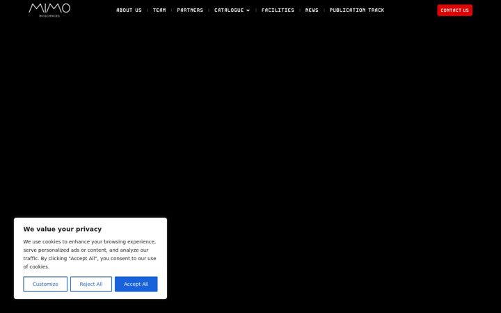Screenshot of mimobiosciences.com