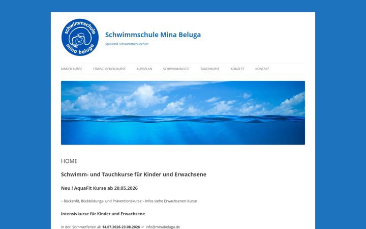 Screenshot stránky minabeluga.de