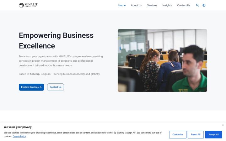 Screenshot of minalit.com