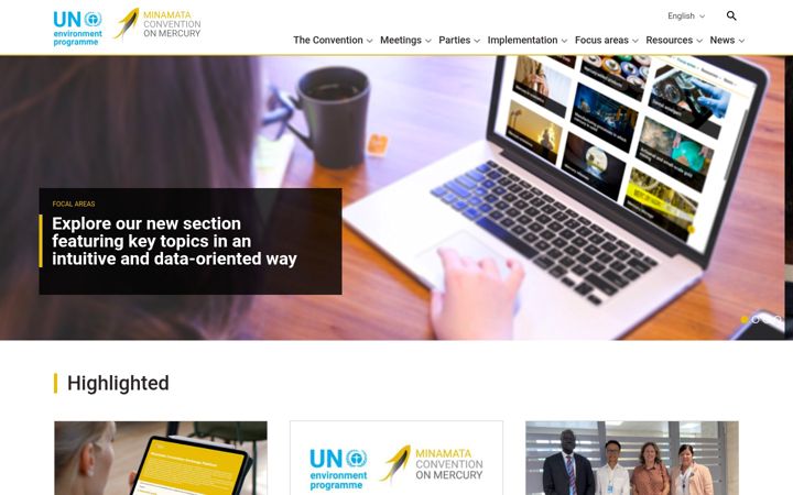 Screenshot of minamataconvention.org