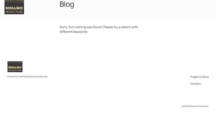 Screenshot of minamoproductions.com