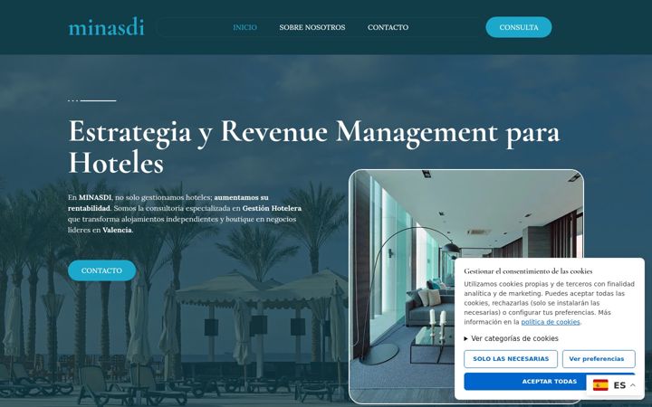 Screenshot of minasdi.com