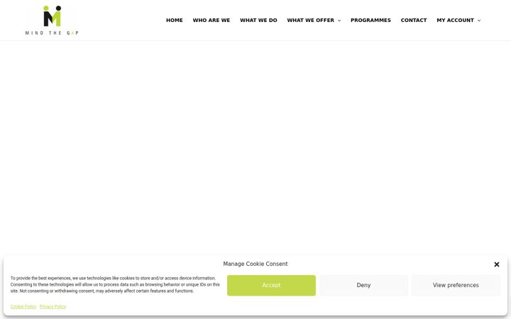 Screenshot of mind-the-gaplearning.com
