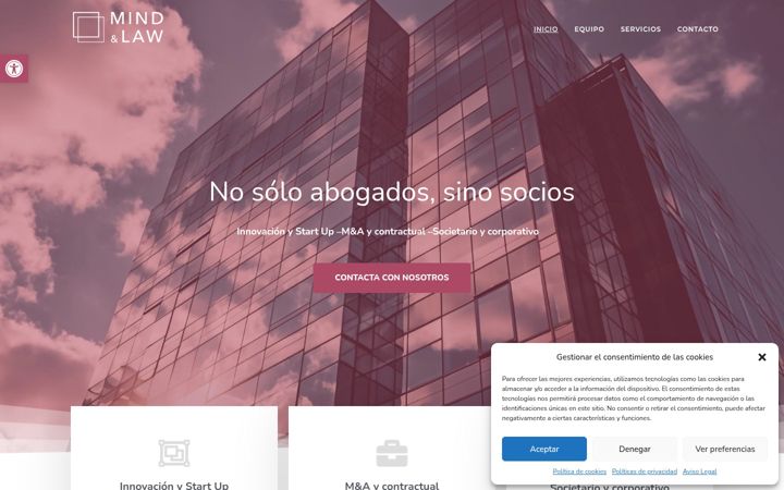 Screenshot of mindandlaw.com