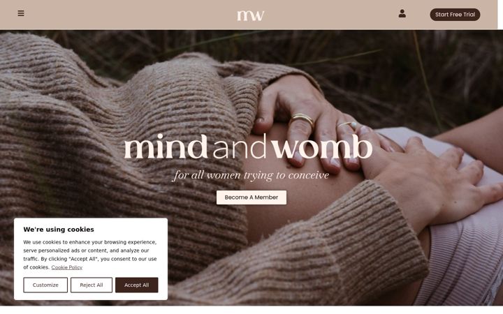 Screenshot of mindandwomb.com