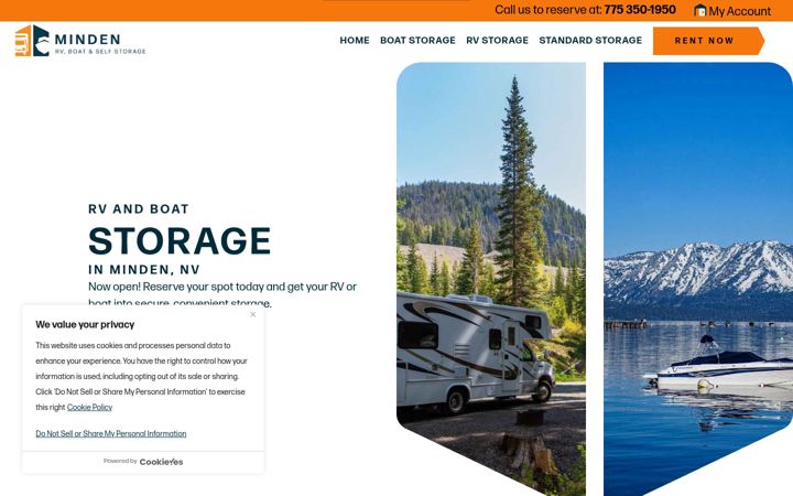 Screenshot of mindenrvandboat.com