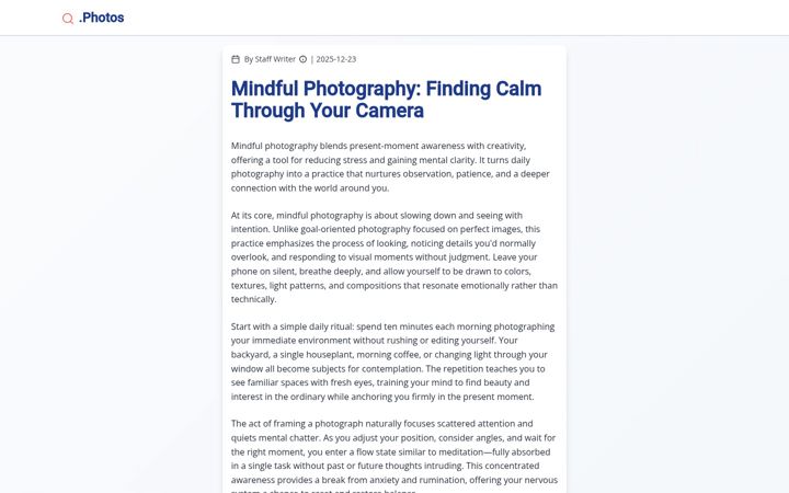 Screenshot of mindfulfrequencies.com