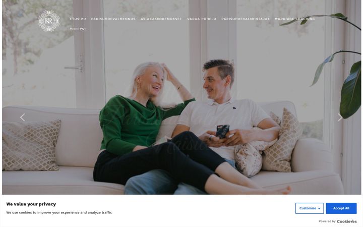Screenshot van mindfulmarriage.fi