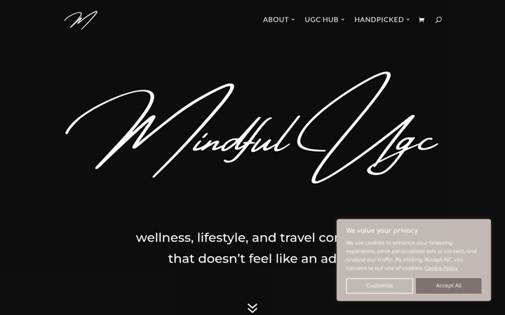 Screenshot of mindfulugc.com