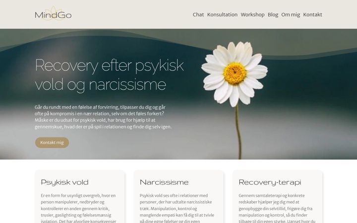 Screenshot of mindgo.dk