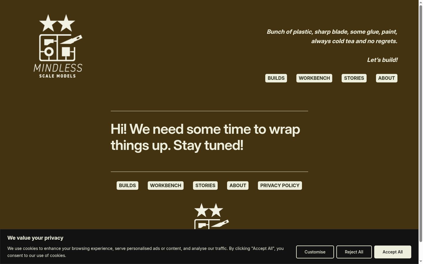 Screenshot tal-banner tal-kunsens muri qabel kwalunkwe interazzjoni
