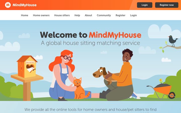 Screenshot of mindmyhouse.com