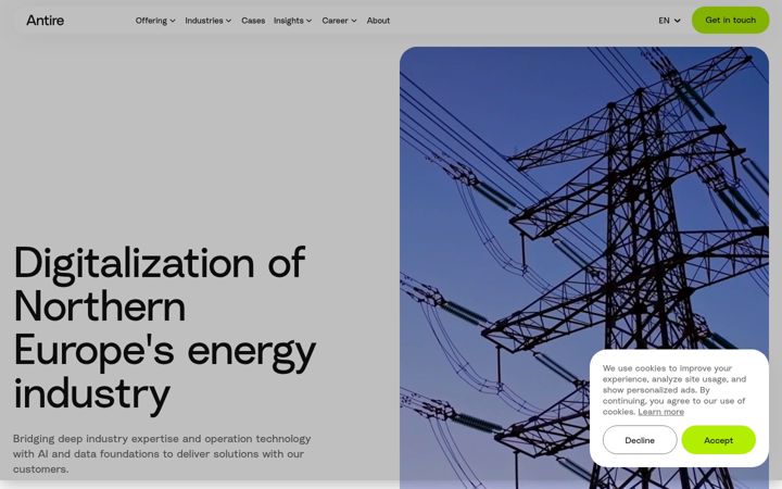 Screenshot of mindsandco.com