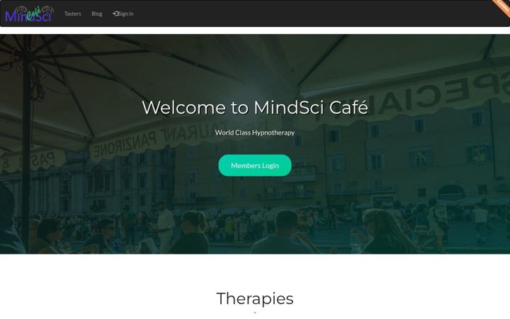 Screenshot of mindsci-cafe.com