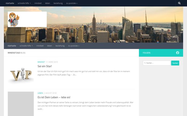 Screenshot of mindset2go.de
