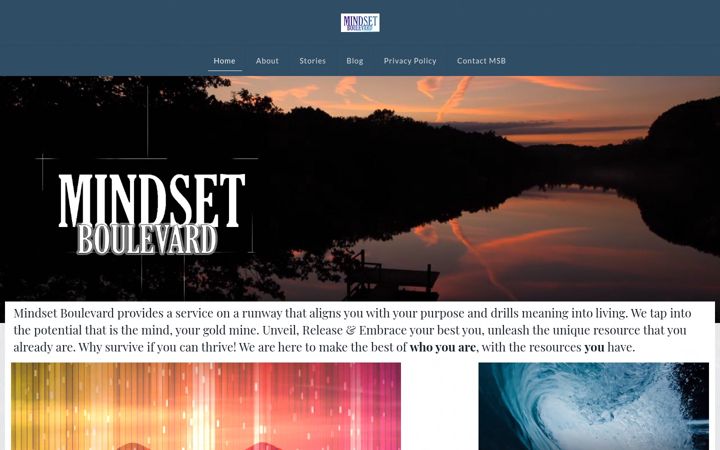 Screenshot of mindsetboulevard.com