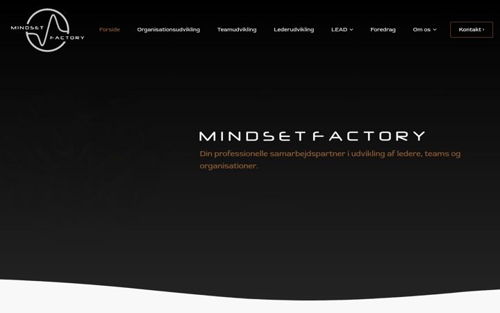 Screenshot of mindsetfactory.dk