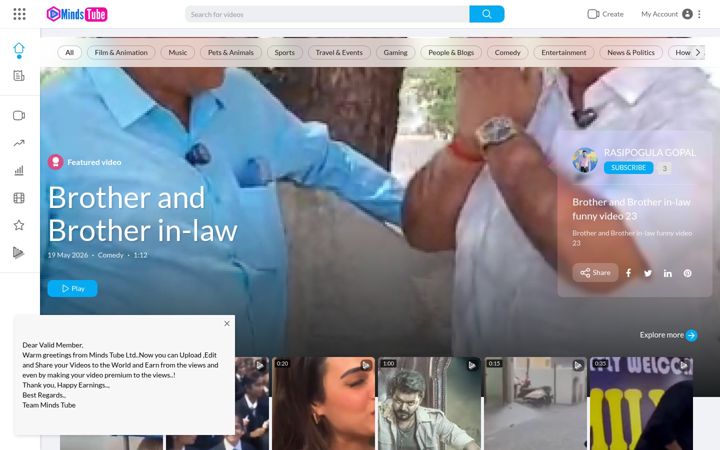 Screenshot of mindstube.com