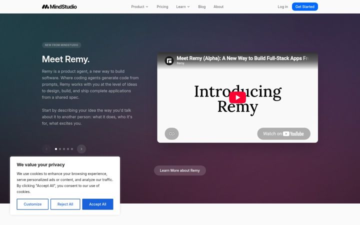 Screenshot of mindstudio.ai