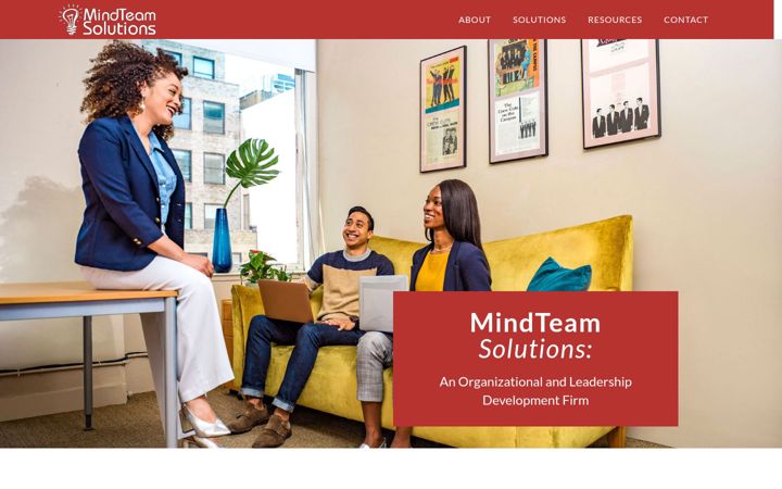 Screenshot of mindteamsolutions.com