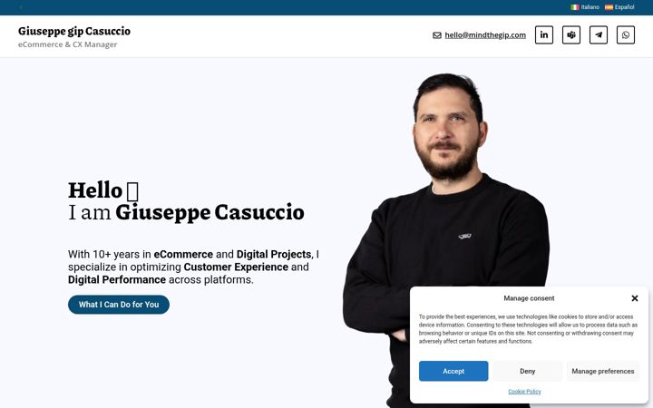 Screenshot of mindthegip.com