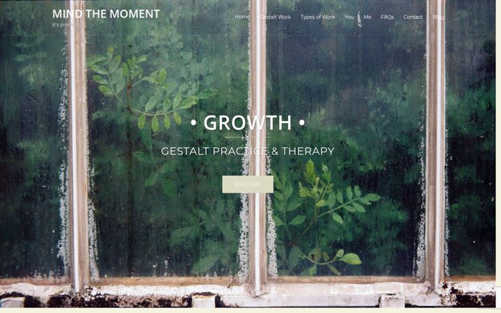 Screenshot of mindthemoment.com
