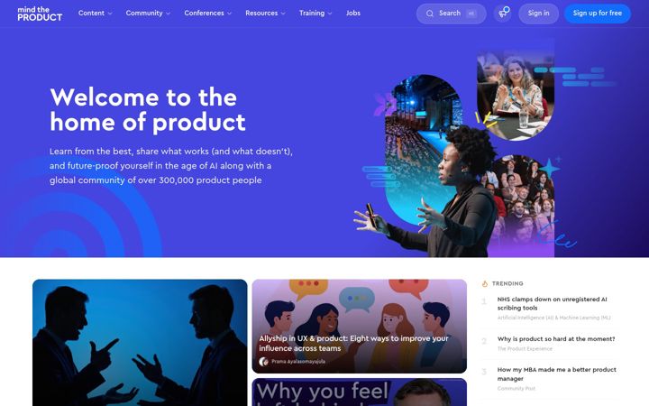 Screenshot of mindtheproduct.com