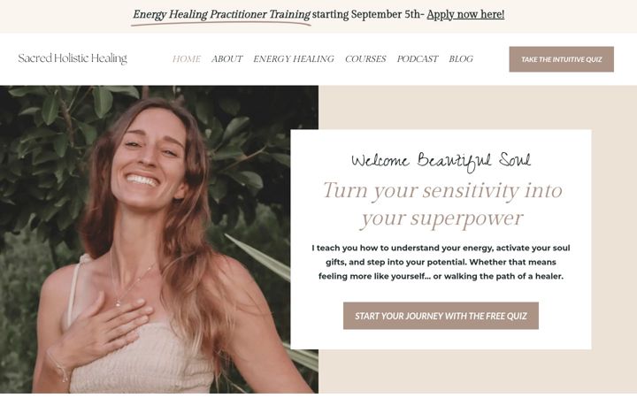 Screenshot of mindyogasoul.com