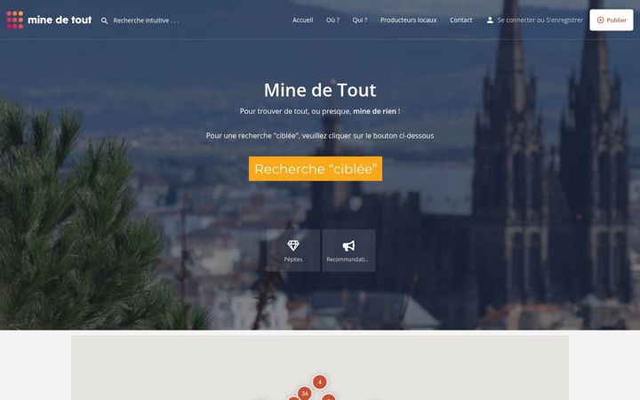 Screenshot of minedetout.com