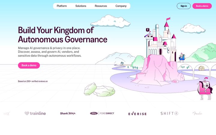 Screenshot of mineos.ai