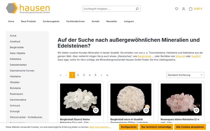 Screenshot of mineraliengrosshandel.com
