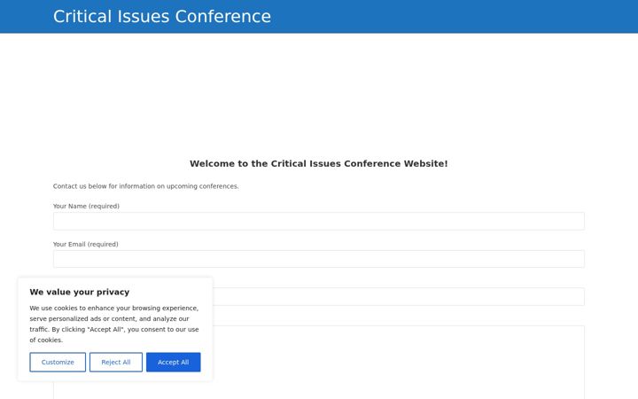 Screenshot of minesafetyandhealthconference.com
