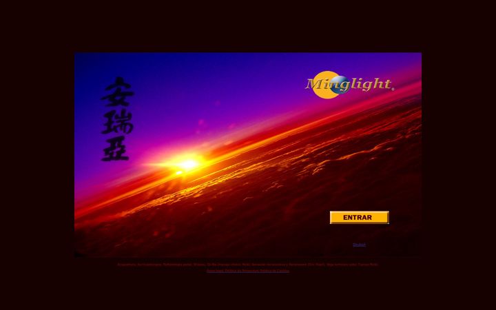Screenshot of ming-light.com