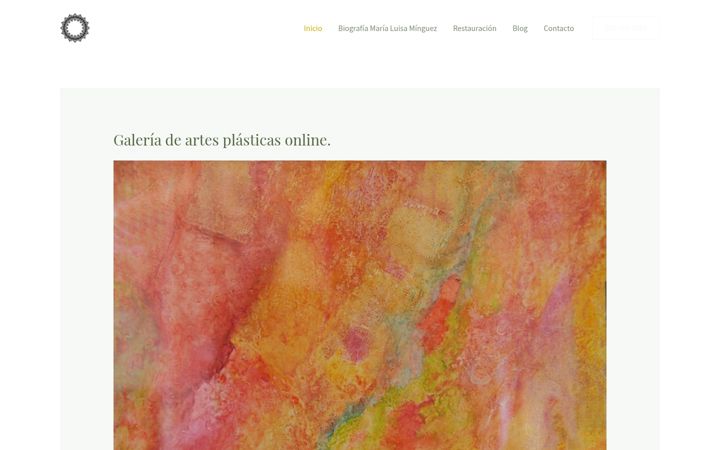 Screenshot of minguezarte.com