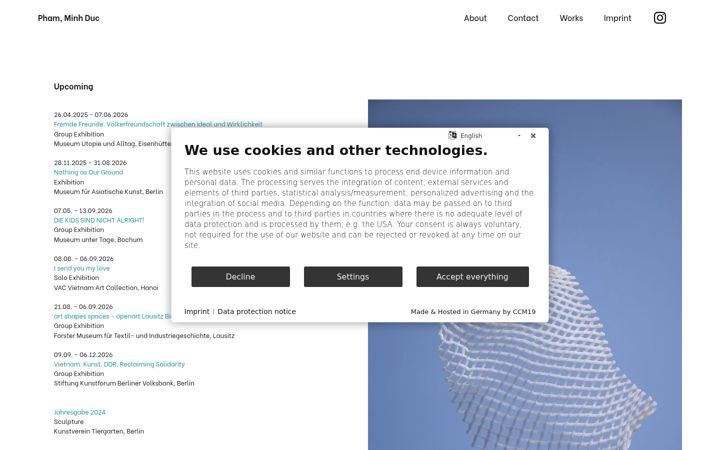 Screenshot of minh-duc-pham.com
